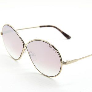 TOM FORD TF564 RANIA -02 28Z ROSE/GOLD GRADIENT MIRROR LENSES 64-09-140